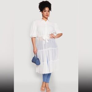 COPY - NWT Plus Size Airy Tiered Maxi Top